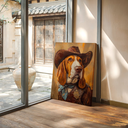 Basset Hound Frontier Sheriff
