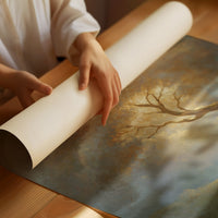 Ancient Oak Bends With Time