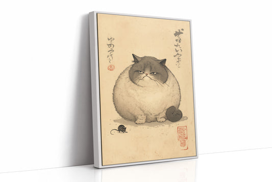 Grumpy Cat Meets Playful Mouse