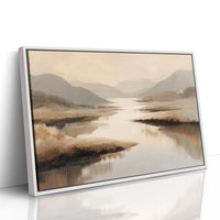Quiet Waters Wind Through Highland Mist