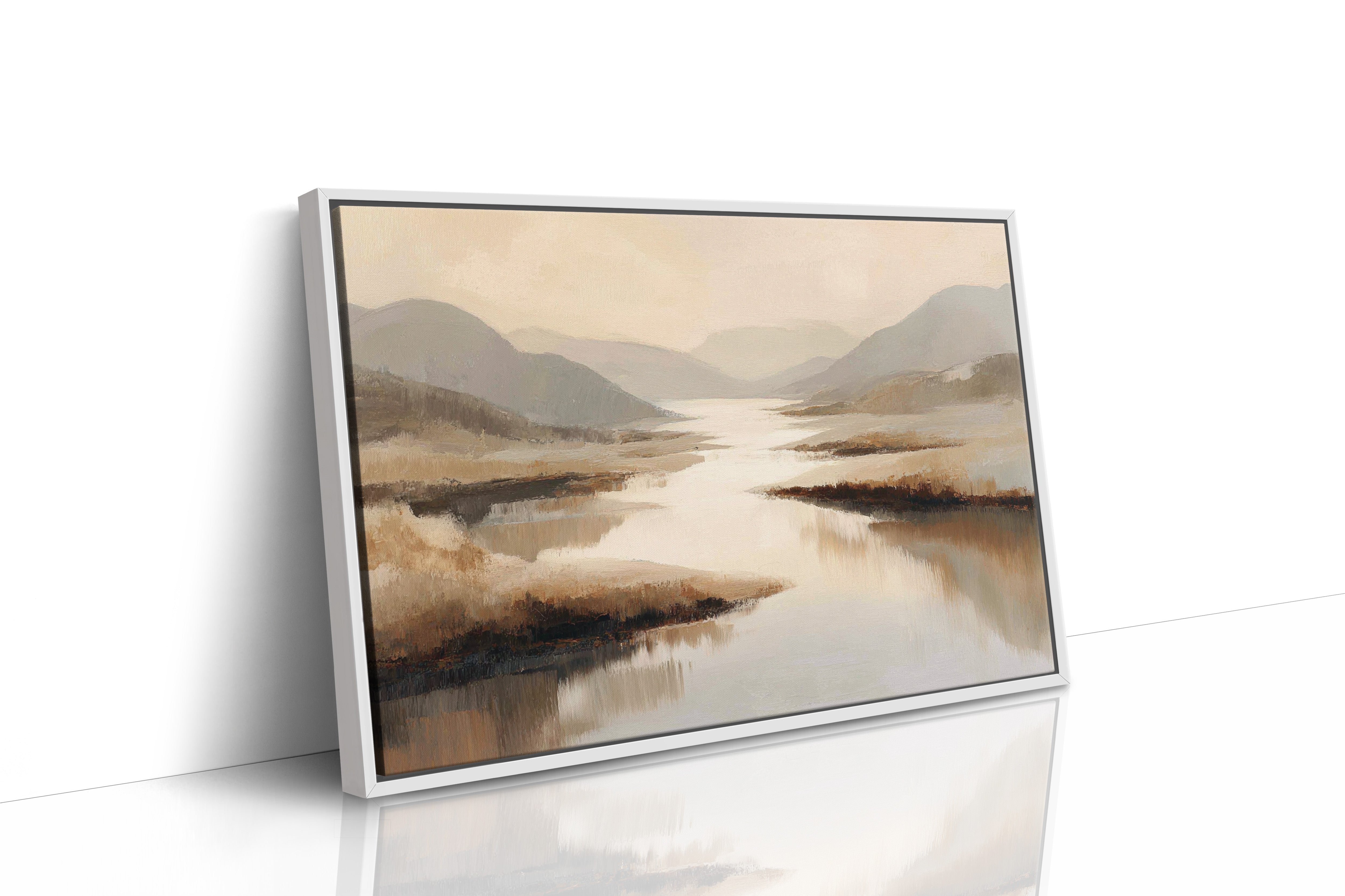 Quiet Waters Wind Through Highland Mist