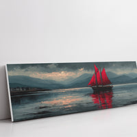 Red Sails Against the Gathering Storm
