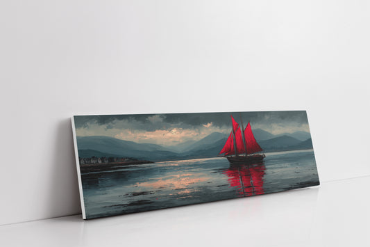 Red Sails Against the Gathering Storm
