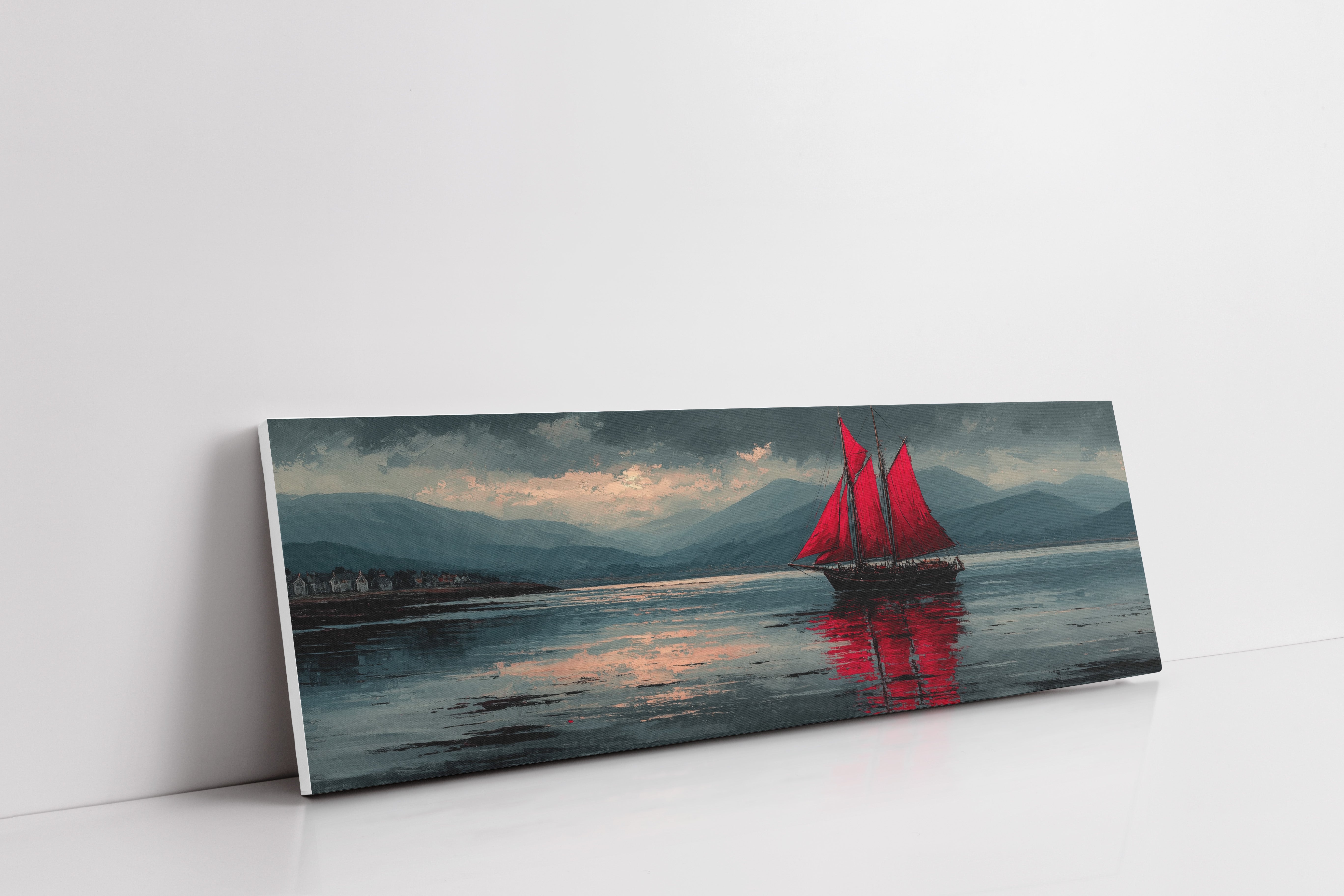 Red Sails Against the Gathering Storm