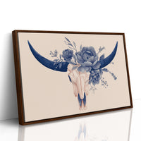 Indigo Blooms Upon Desert Remains