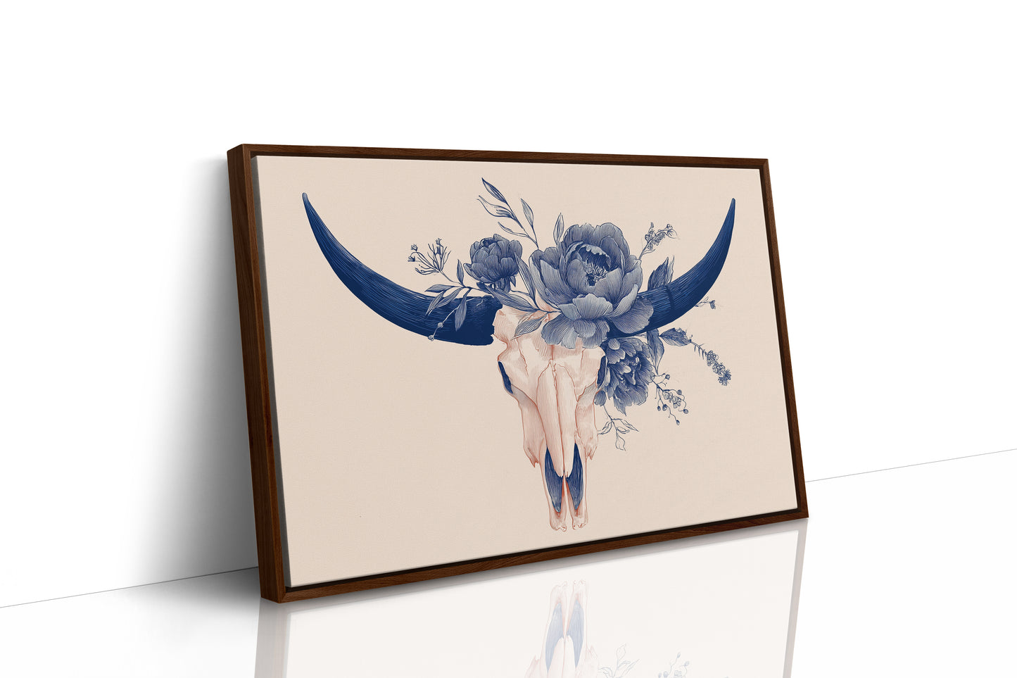 Indigo Blooms Upon Desert Remains