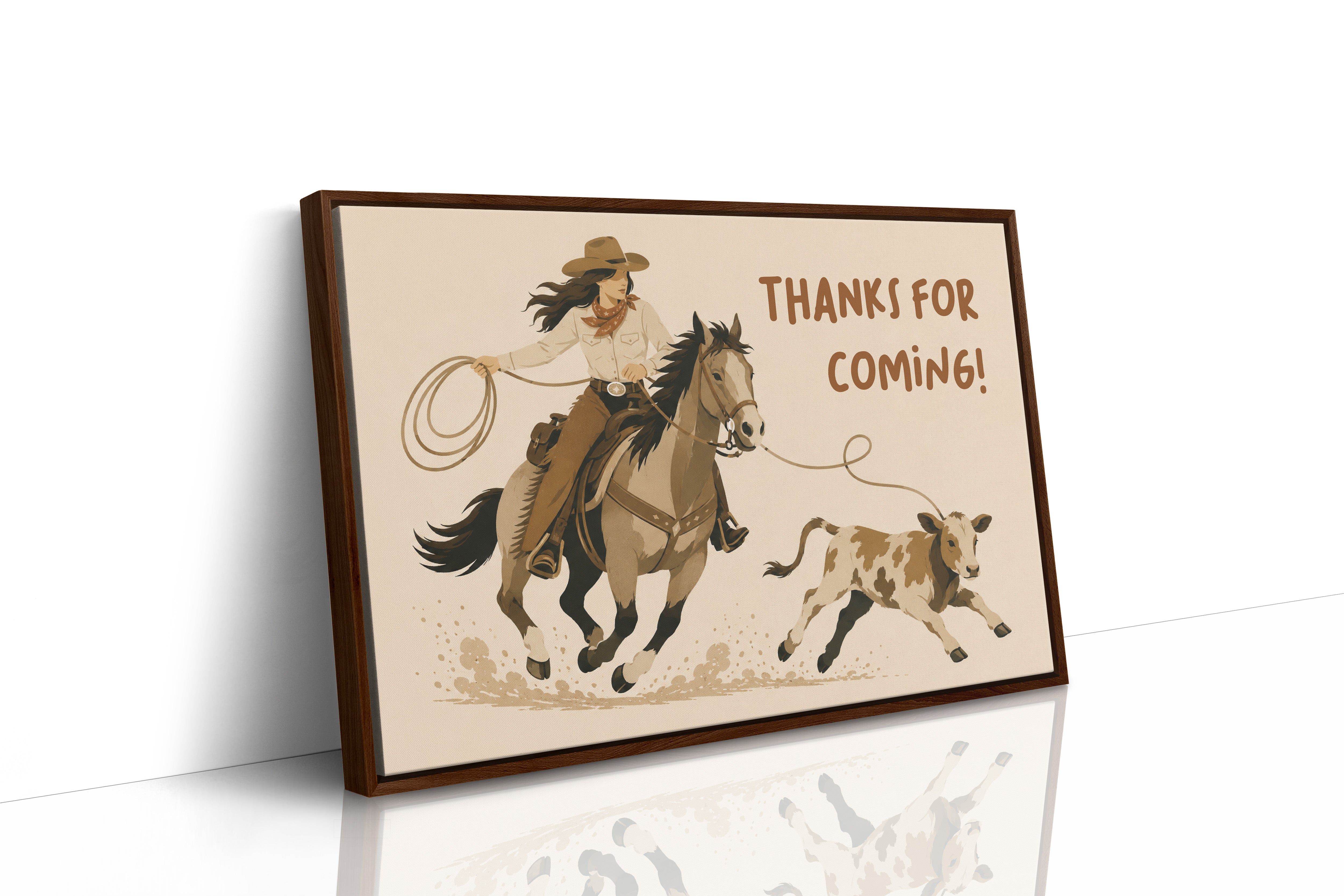 Cowgirl Wrangling Words of Thanks