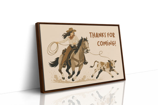 Cowgirl Wrangling Words of Thanks