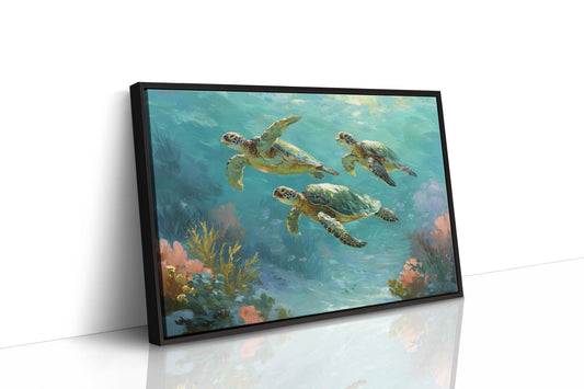 Ancient Voyagers Through Turquoise Depths