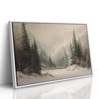 Winter Mist Cradles Mountain Lake