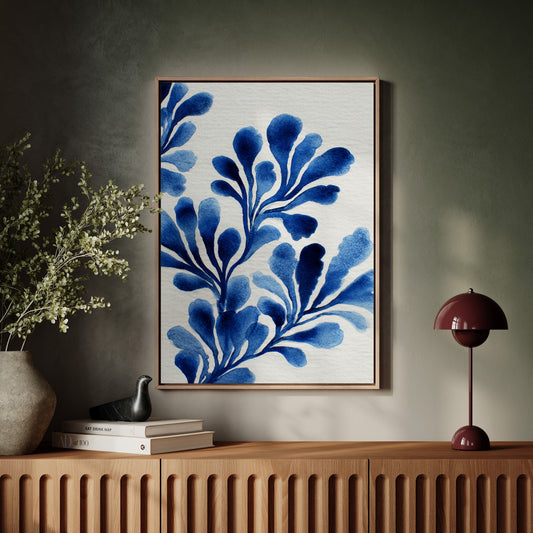Tidal Dances of Indigo Leaves