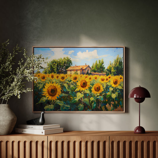 Summer Blooms Near Rustic Home