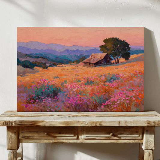 Sunset Over Fields of Gold