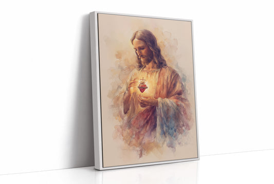 Sacred Heart In Gentle Light
