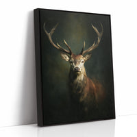 Antlers Against the Forest Depths