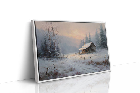 Winter Light Warms Mountain Solitude