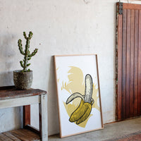 Banana Sketches Its Morning Story