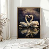 Hearts Entwined in Still Waters