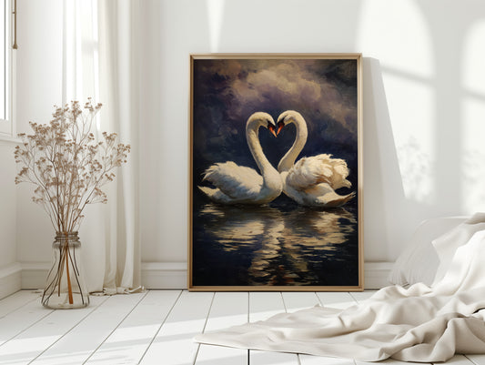 Hearts Entwined in Still Waters