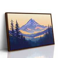 Alpine Gold Bathes Mountain Peaks