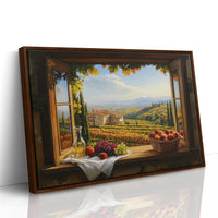 Autumn's Bounty Through Tuscan Windows