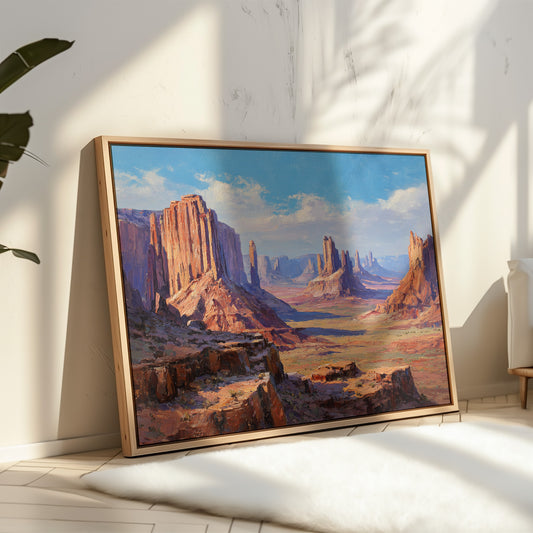 Monoliths Dance Under Desert Light