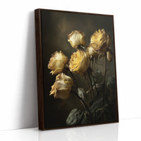 Faded Gold Against Midnight Walls