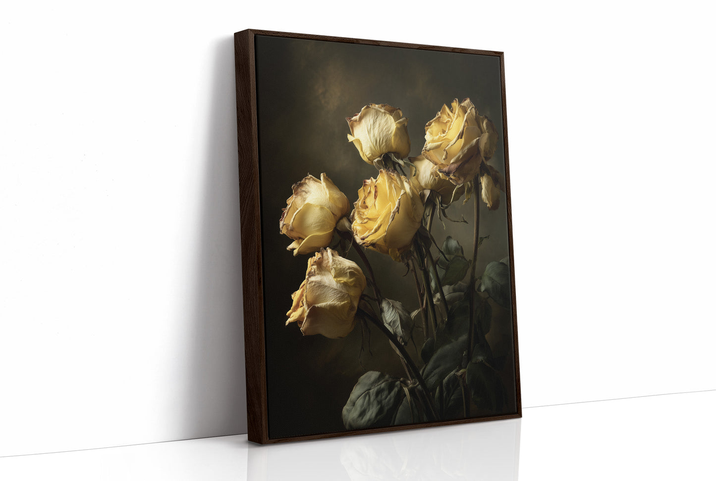 Faded Gold Against Midnight Walls