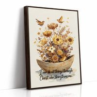 Golden Blooms Carry Faith's Promise