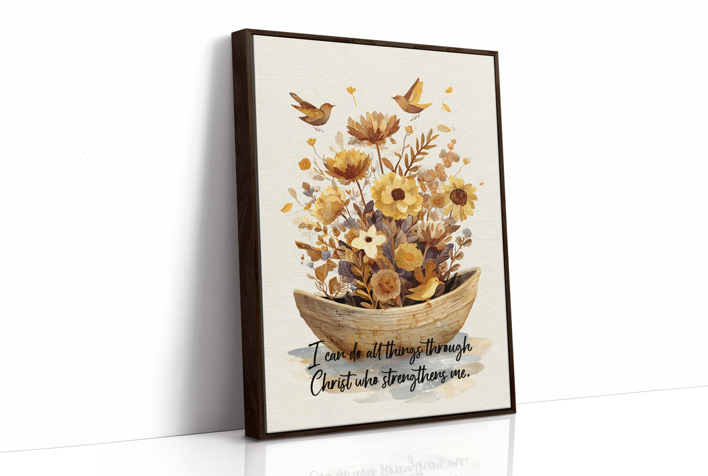 Golden Blooms Carry Faith's Promise