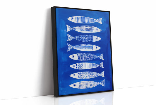 Cobalt Currents Harbor White Scales