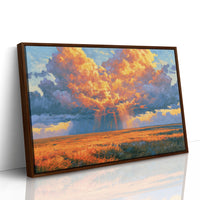 Fire in the Prairie Sky