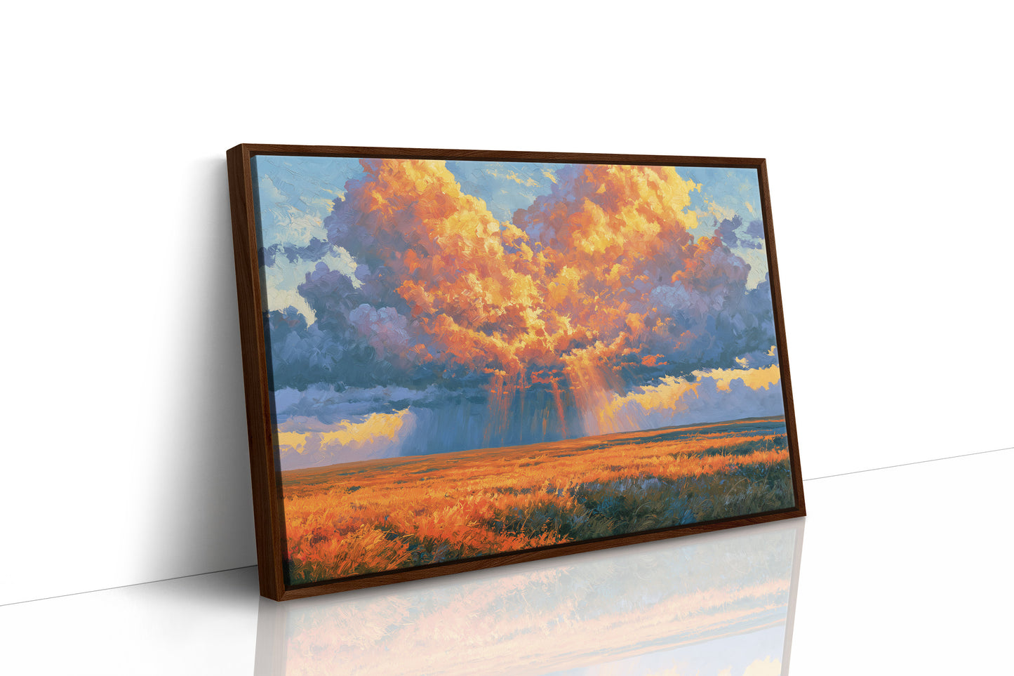 Fire in the Prairie Sky