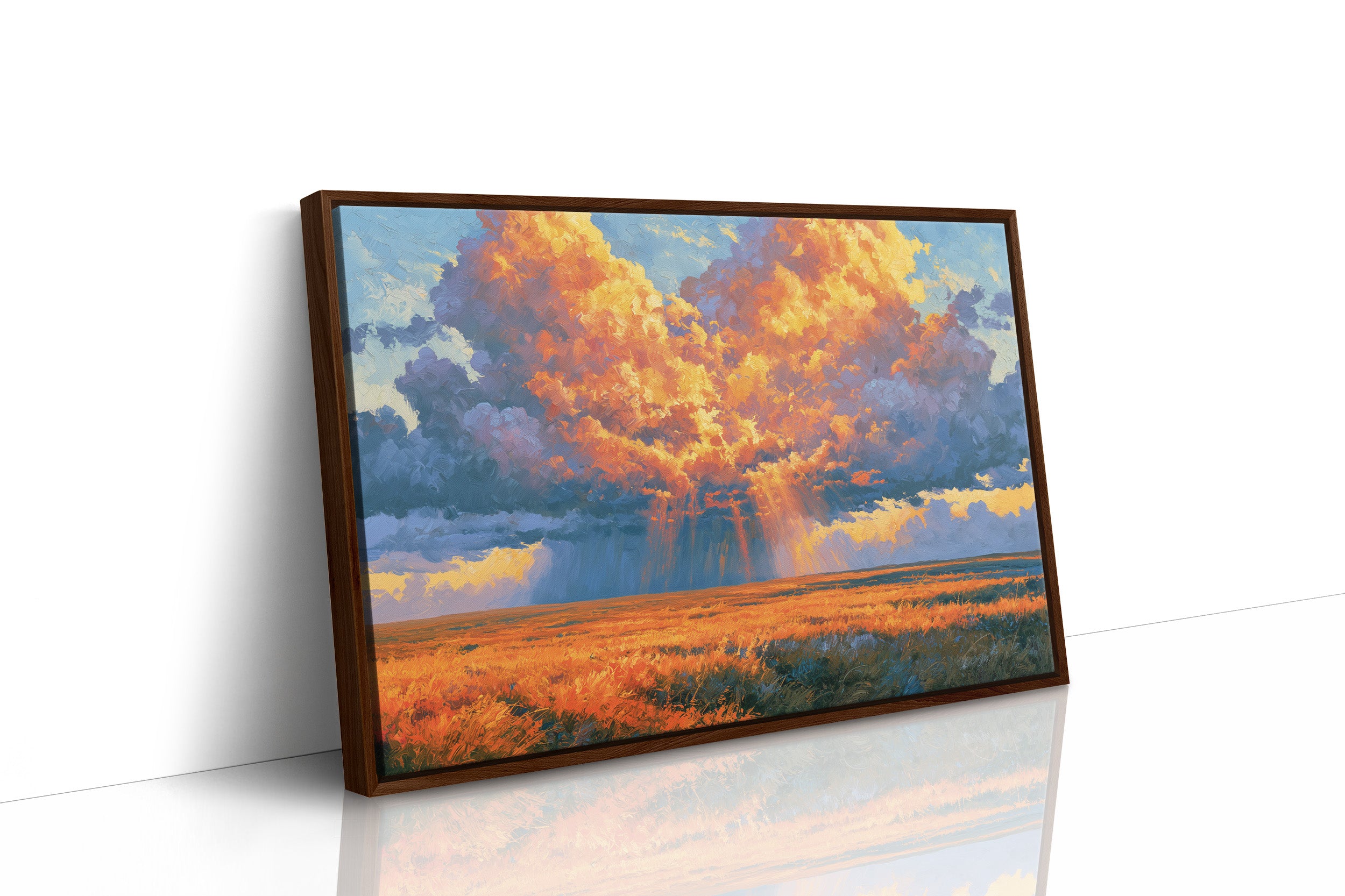 Fire in the Prairie Sky