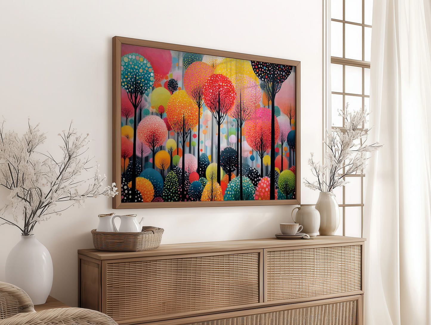 Candy Forest Dreams At Dawn