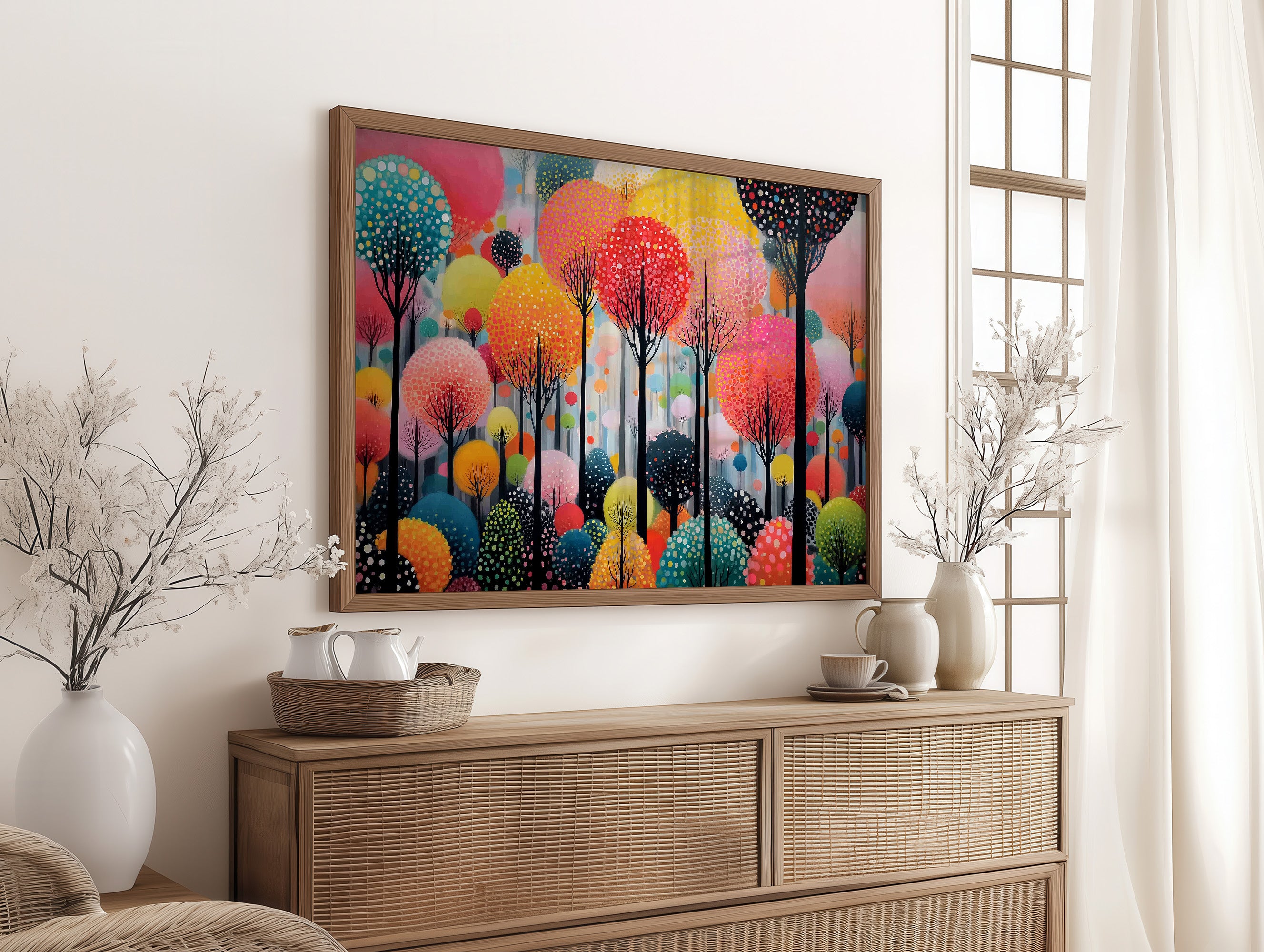 Candy Forest Dreams At Dawn