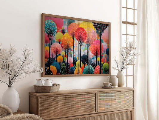 Candy Forest Dreams At Dawn