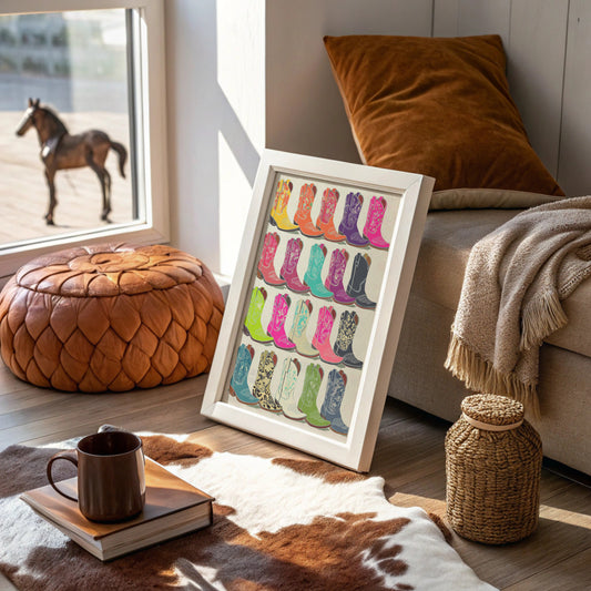 Rainbow Boots Paint Desert Stories