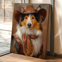 Rough Collie Sunset Wrangler