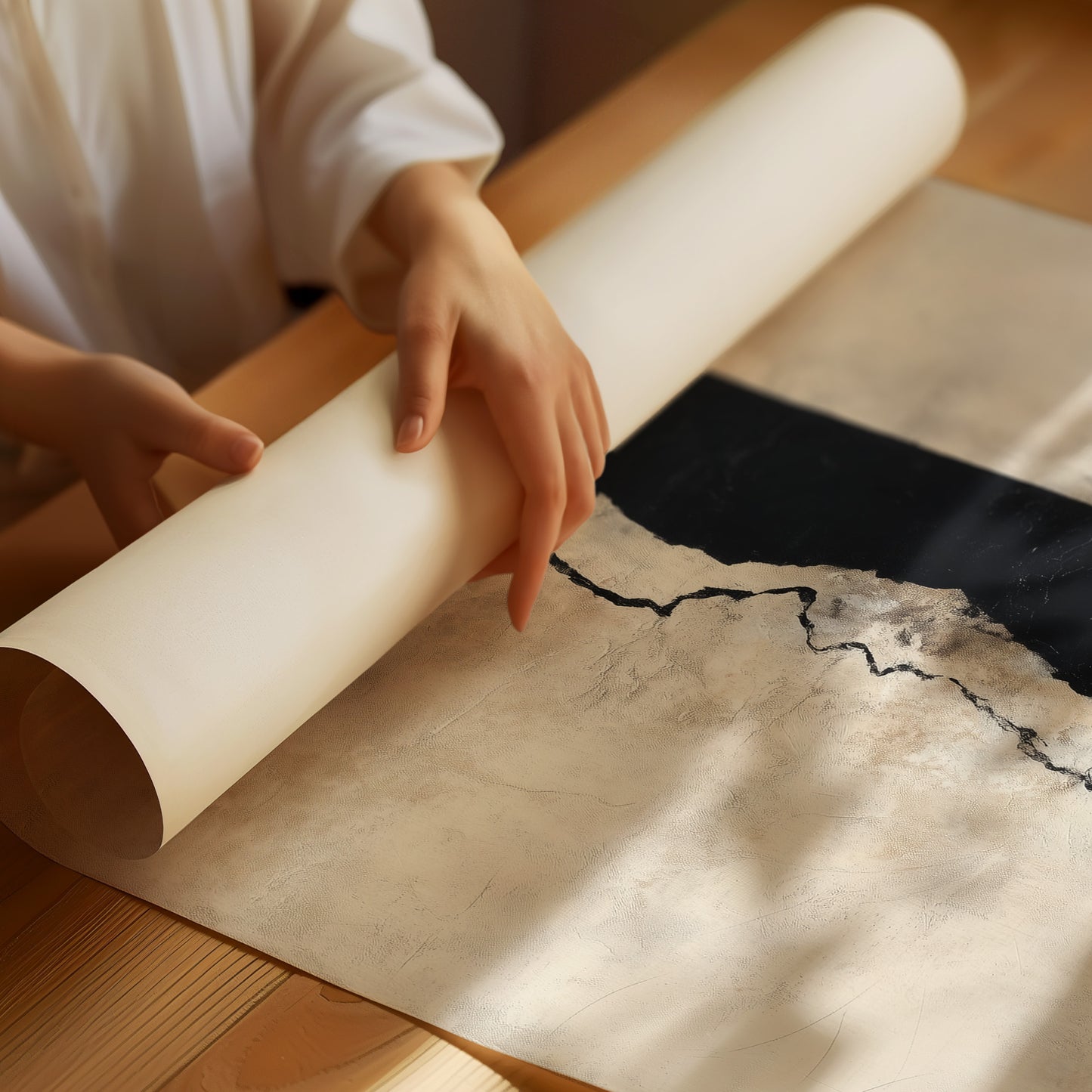 Fault Lines Draw Nature's Path