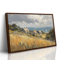 Sailboats Dance Past Golden Hills