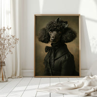 Elegance Wrapped in Curly Fur