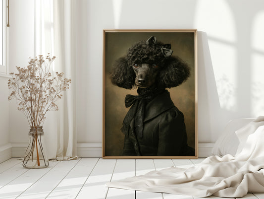 Elegance Wrapped in Curly Fur
