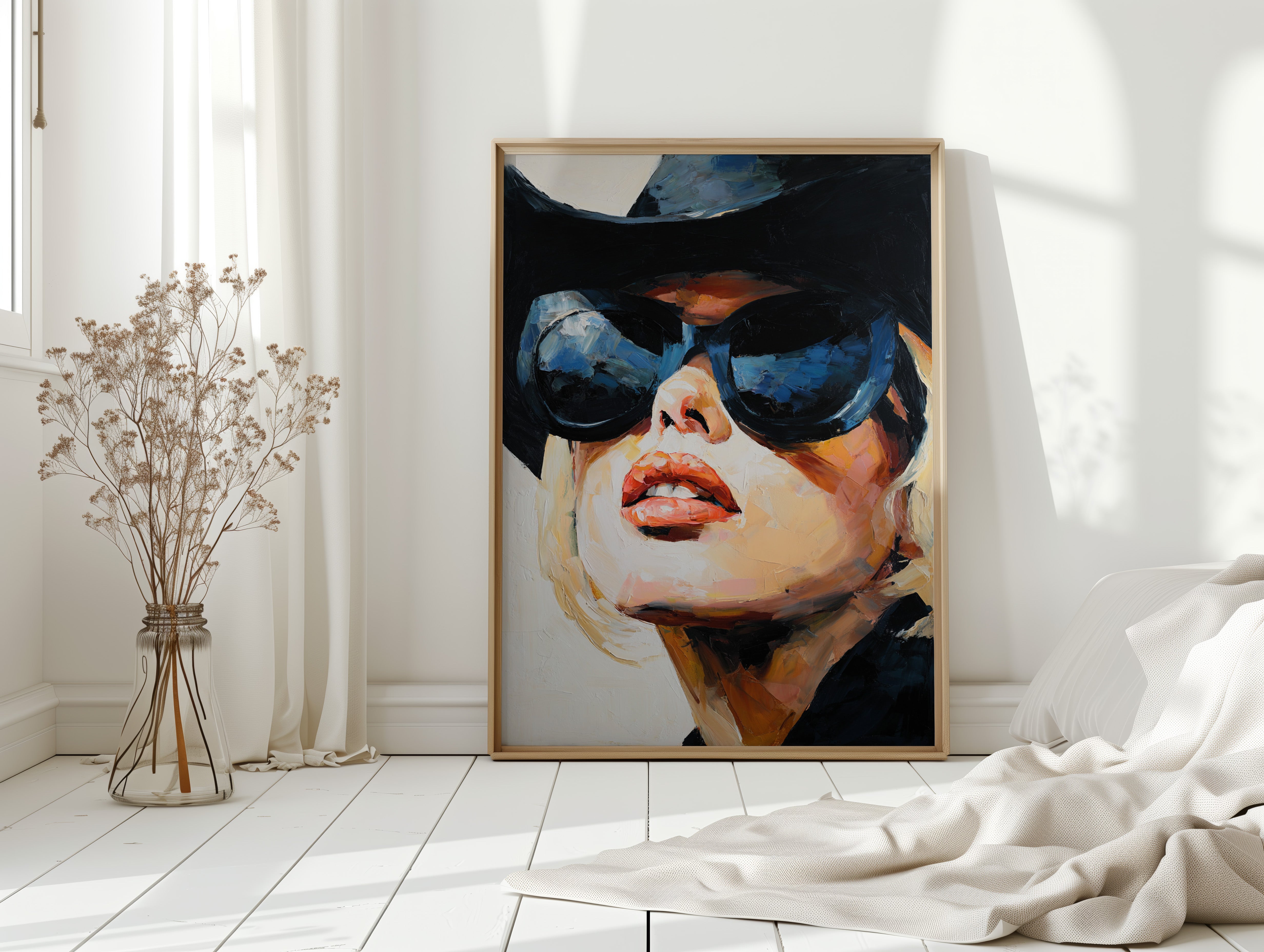 Gaze of Unspoken Elegance