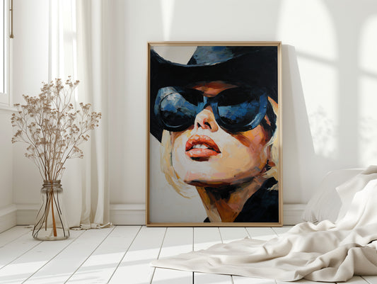 Gaze of Unspoken Elegance