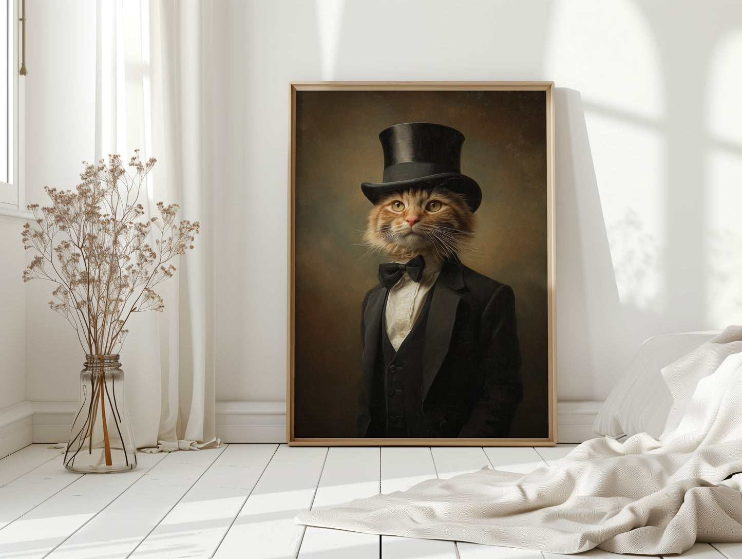 The Dapper Feline Connoisseur
