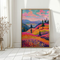 Fields Ablaze With Color