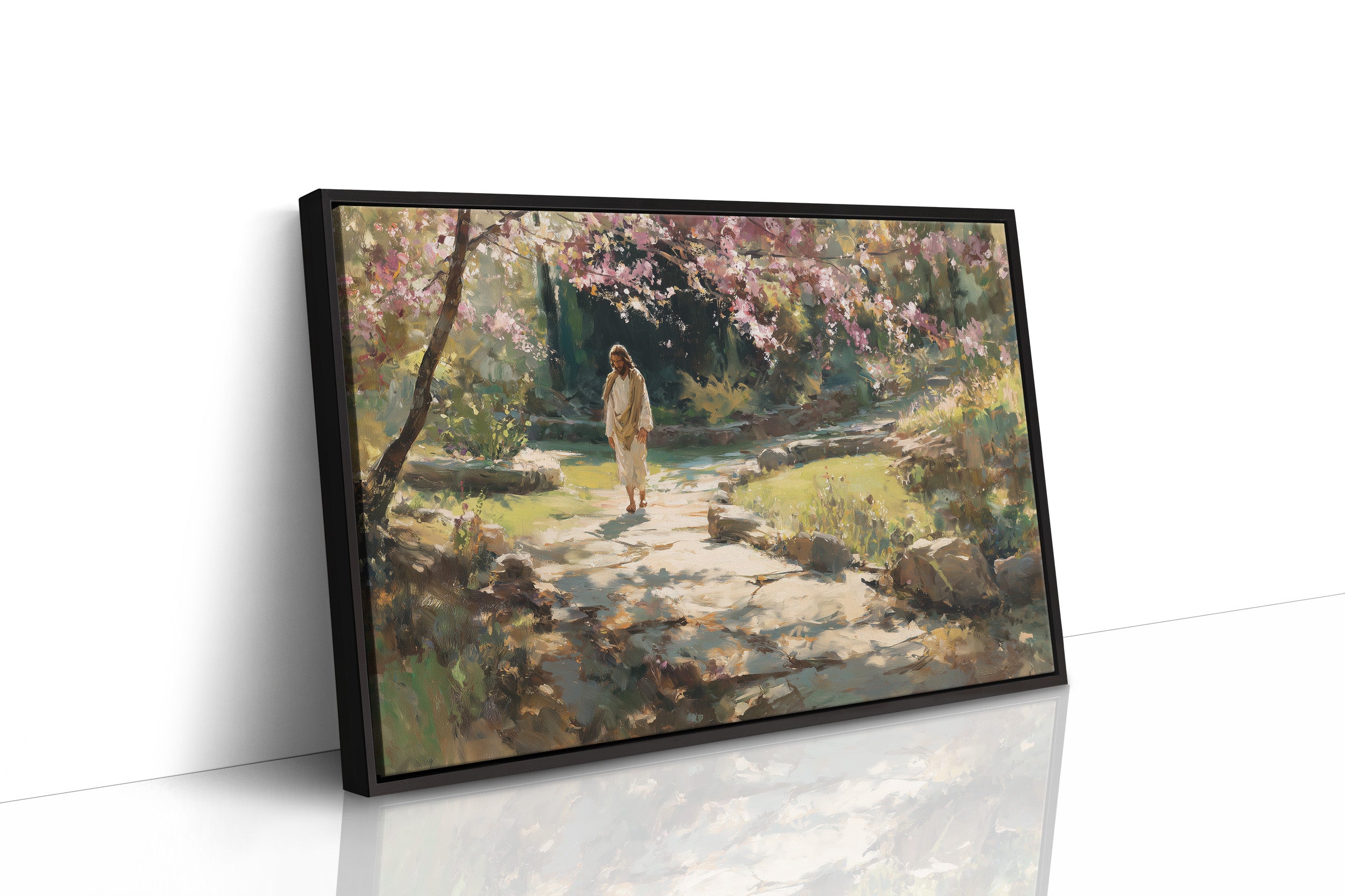 Blossoms Frame The Sacred Path