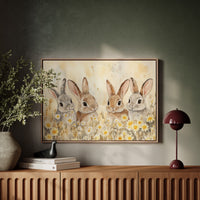 Cottontails Share Summer Daisy Tales