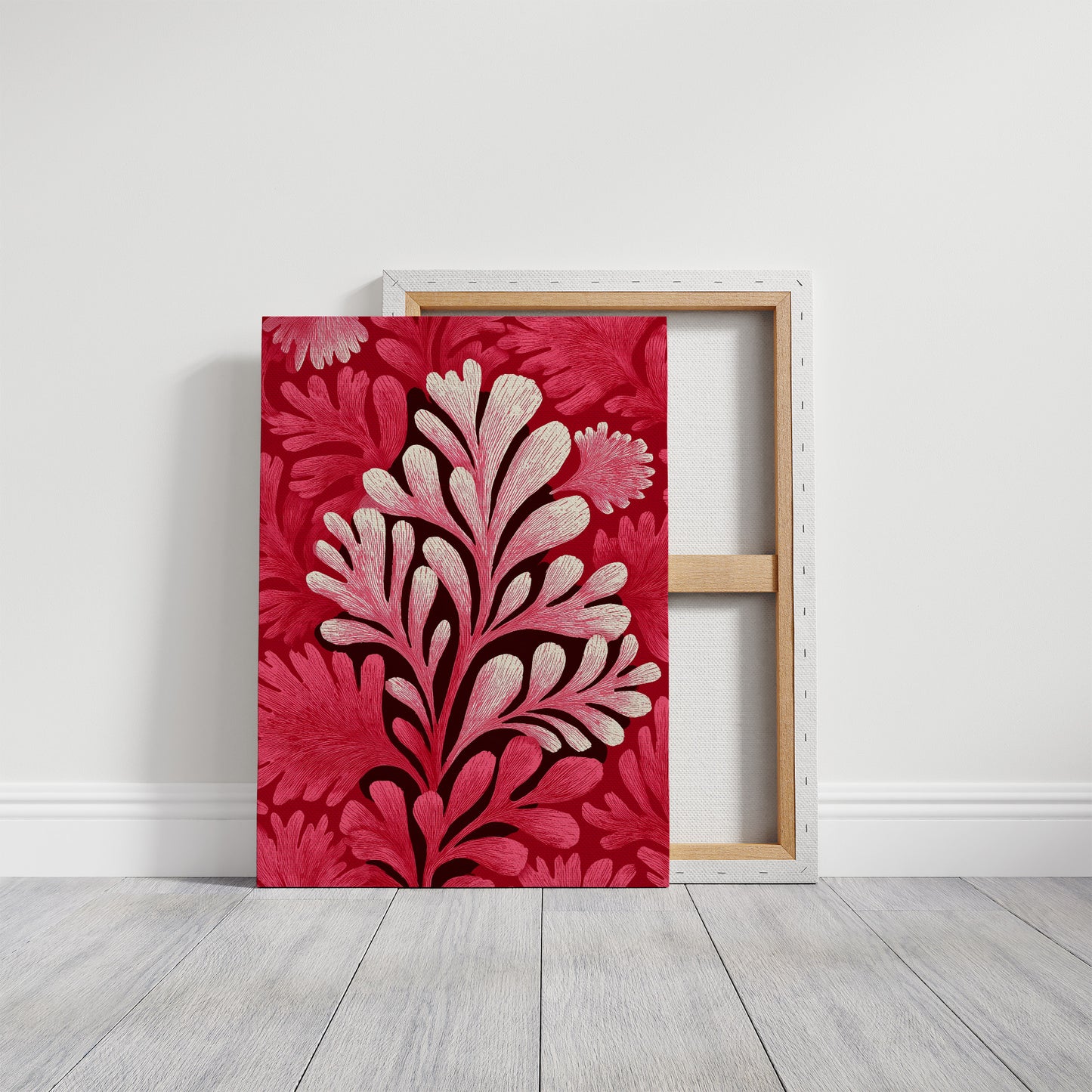 Crimson Fronds at Full Bloom